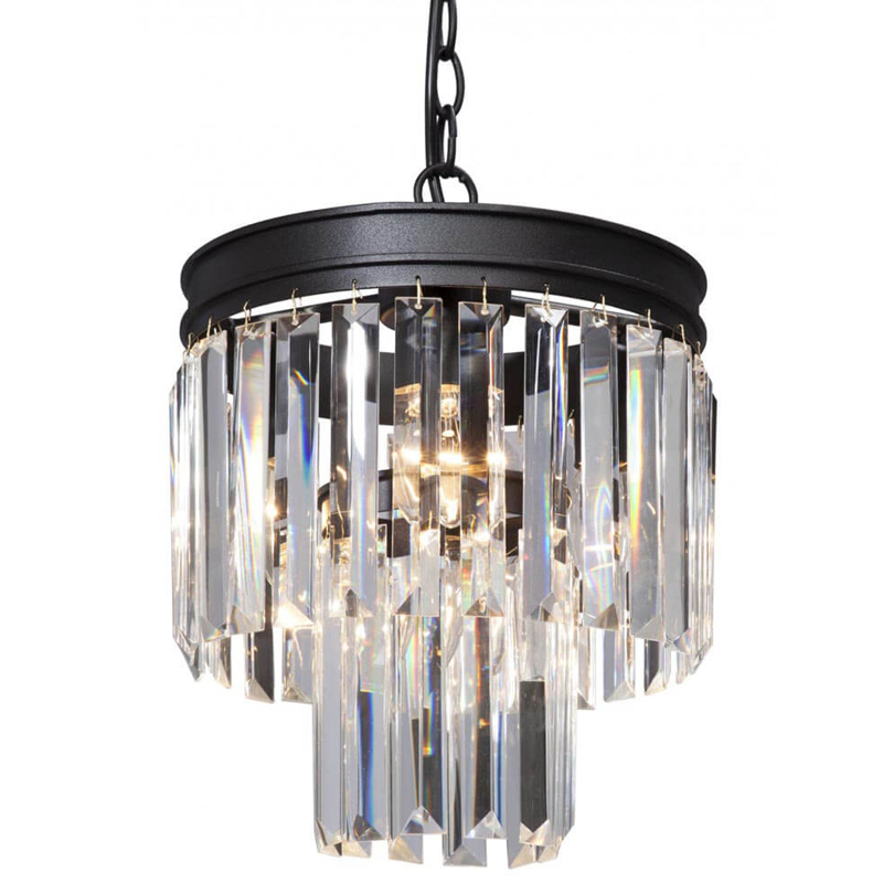 Светильник ODEON CLEAR GLASS Pendant lamp прозрачное Стекло D 27 Черный матовый Светильник ODEON CLEAR GLASS Pendant lamp прозрачное Стекло D 27 Черный матовый в Тюмени | Loft Concept
