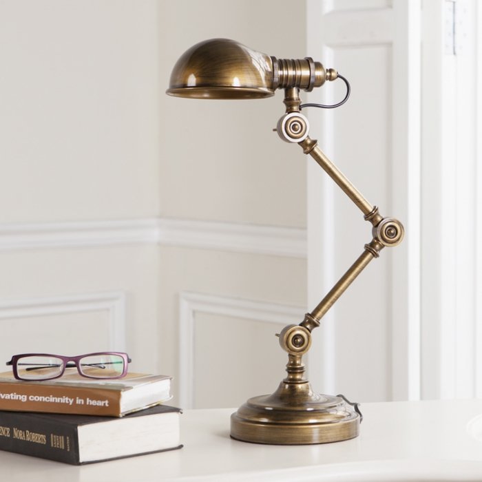 Настольная лампа Brass Steampunk Table Lamp Бронза Настольная лампа Brass Steampunk Table Lamp Бронза в Тюмени | Loft Concept