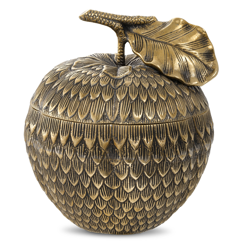 Шкатулка Eichholtz Box Custard Apple brass Винтажная латунь Шкатулка Eichholtz Box Custard Apple brass Винтажная латунь в Тюмени | Loft Concept