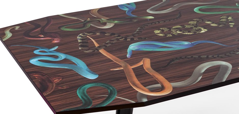 Обеденный стол Seletti Table Snakes On Wood Обеденный стол Seletti Table Snakes On Wood - Loft-Concept в Тюмени
