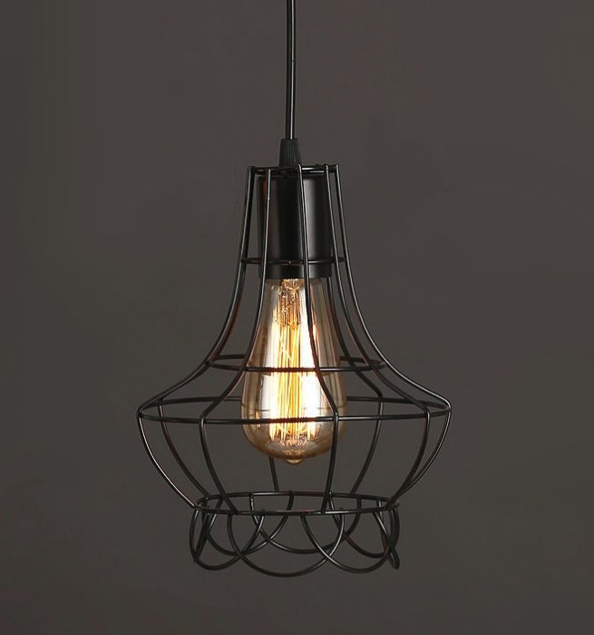 Cветильник Loft Nest Cage №4 Черный Cветильник Loft Nest Cage №4 Черный в Тюмени | Loft Concept