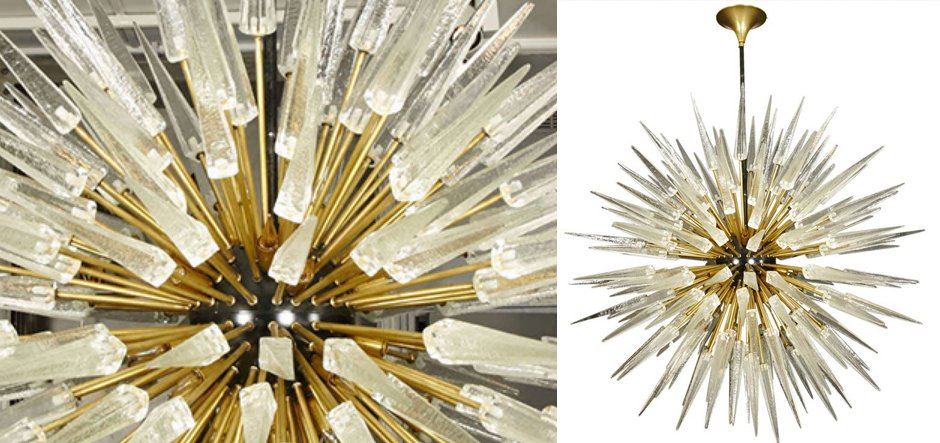 Murano Spike Sputnik Rock Chandelier Murano Spike Sputnik Rock Chandelier - Loft-Concept в Тюмени