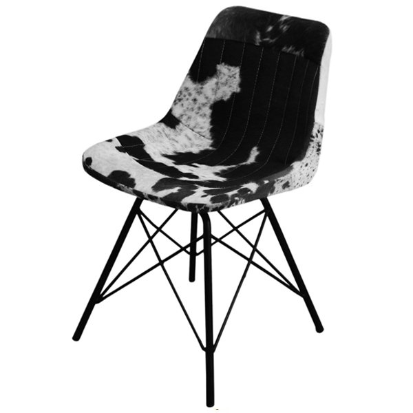 Стул Stlye Cowhide Chair Черно-белый Стул Stlye Cowhide Chair Черно-белый в Тюмени | Loft Concept