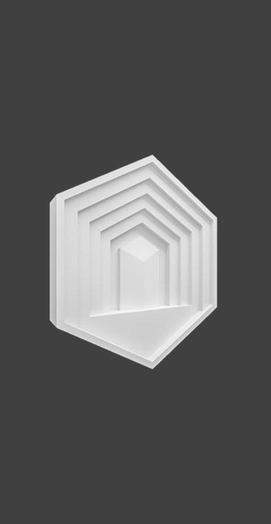 Гипсовая 3D Панель HEXAGON TEMPLE Гипсовая 3D Панель HEXAGON TEMPLE в Тюмени