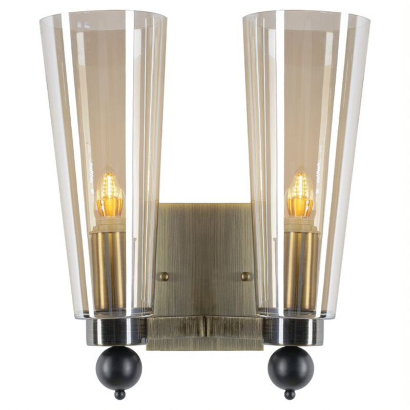Бра Jurgen Sconce Серый Черный Янтарный Бра Jurgen Sconce Серый Черный Янтарный в Тюмени | Loft Concept