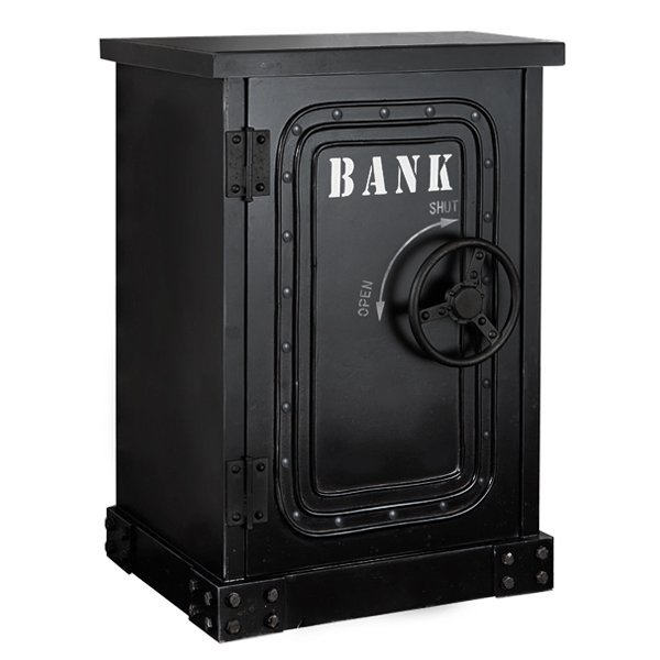 Приставная металлическая тумба в стиле лофт BANK Side Table Приставная металлическая тумба в стиле лофт BANK Side Table в Тюмени | Loft Concept