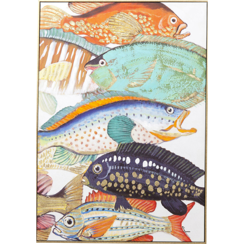 Картина Colorful Fish Painting Мульти Картина Colorful Fish Painting Мульти в Тюмени | Loft Concept