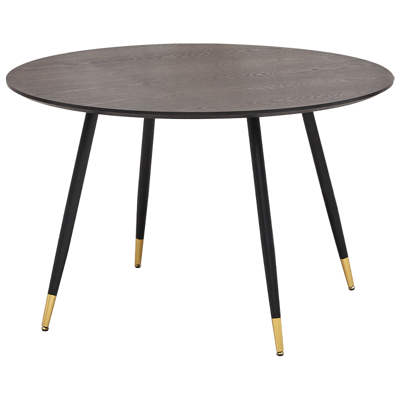 Круглый обеденный стол Mateo Round Dinner Table Коричневый Латунь Круглый обеденный стол Mateo Round Dinner Table Коричневый Латунь в Тюмени | Loft Concept