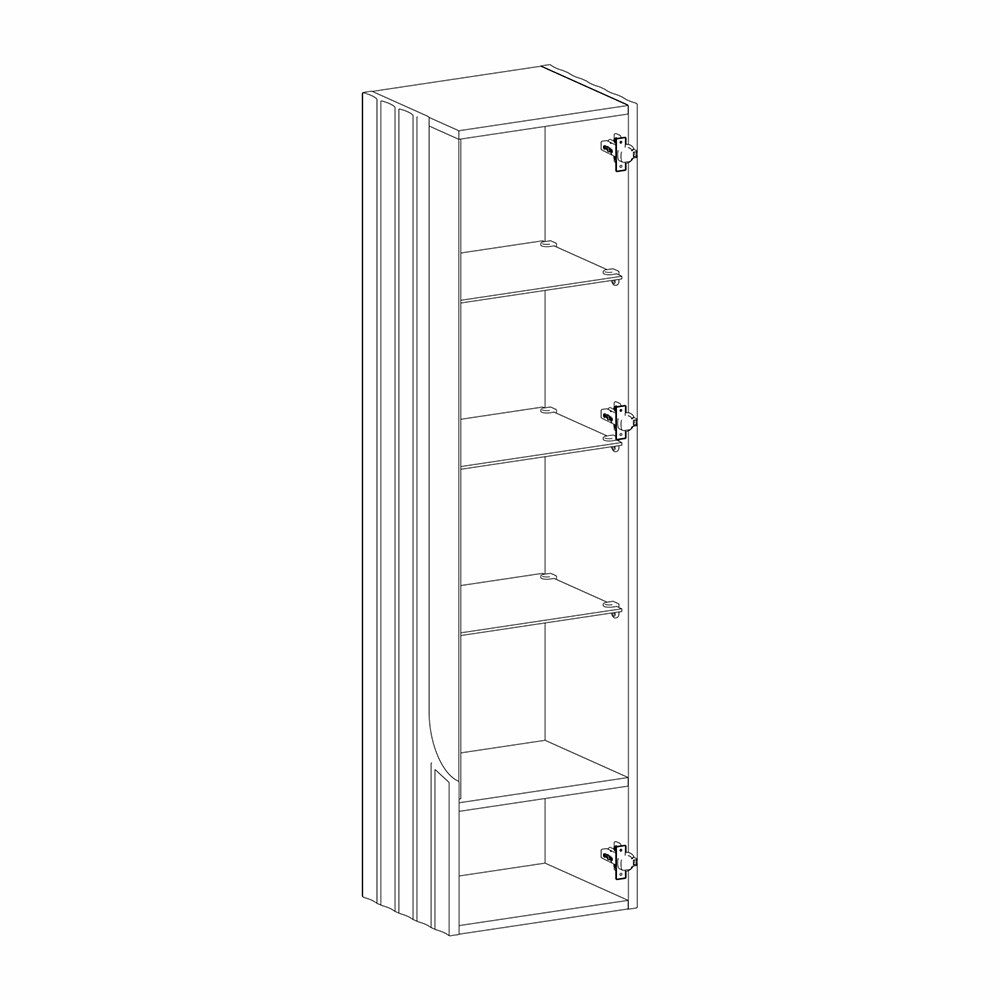 Витрина навесная Expanses of Beauty правое открывание в Тюмени