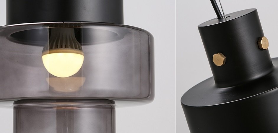 Подвесной светильник Luna Glass Pendant Dark Подвесной светильник Luna Glass Pendant Dark - Loft-Concept в Тюмени