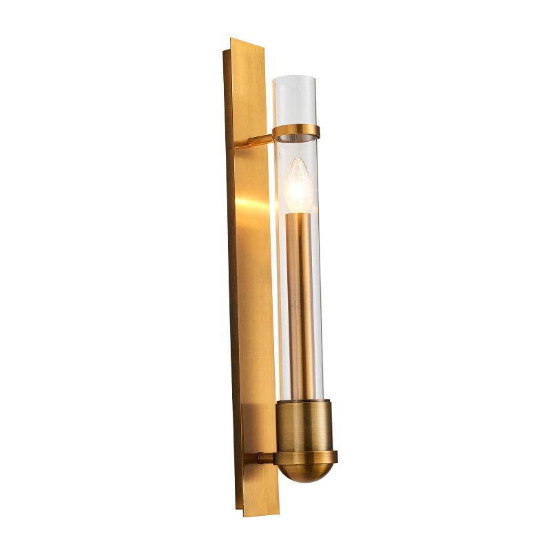 Бра Glass tube Gavanna Wall Lamp Золотой Бра Glass tube Gavanna Wall Lamp Золотой в Тюмени | Loft Concept