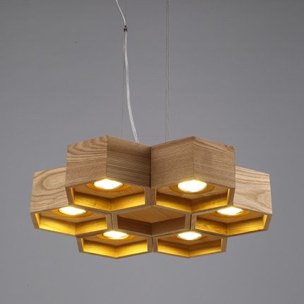 Люстра Honeycomb 6 Loft Wooden Ecolight Люстра Honeycomb 6 Loft Wooden Ecolight в Тюмени | Loft Concept
