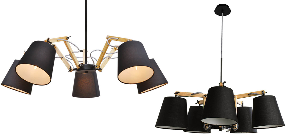 Люстра Woodland Pendant 5 Black Люстра Woodland Pendant 5 Black - Loft-Concept в Тюмени