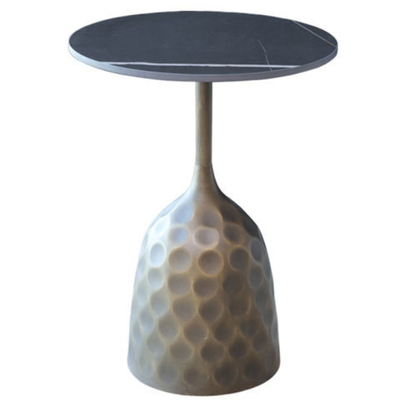 Приставной стол Cluster Surface Bronze Black Stone Side Table Античная Бронза Черный Приставной стол Cluster Surface Bronze Black Stone Side Table Античная Бронза Черный в Тюмени | Loft Concept