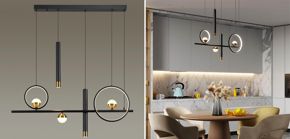 Люстра Scales Черная Люстра Scales Черная - Loft-Concept в Тюмени