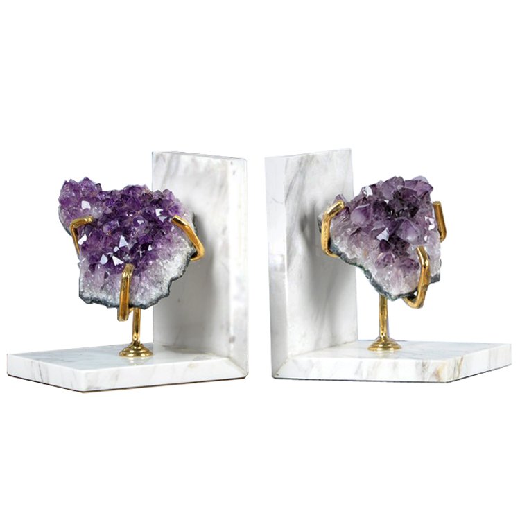 Держатель для книг Precious Stone Book keeper Белый Violet Dusk ( фиолетовый сумрак ) Держатель для книг Precious Stone Book keeper Белый Violet Dusk ( фиолетовый сумрак ) в Тюмени | Loft Concept