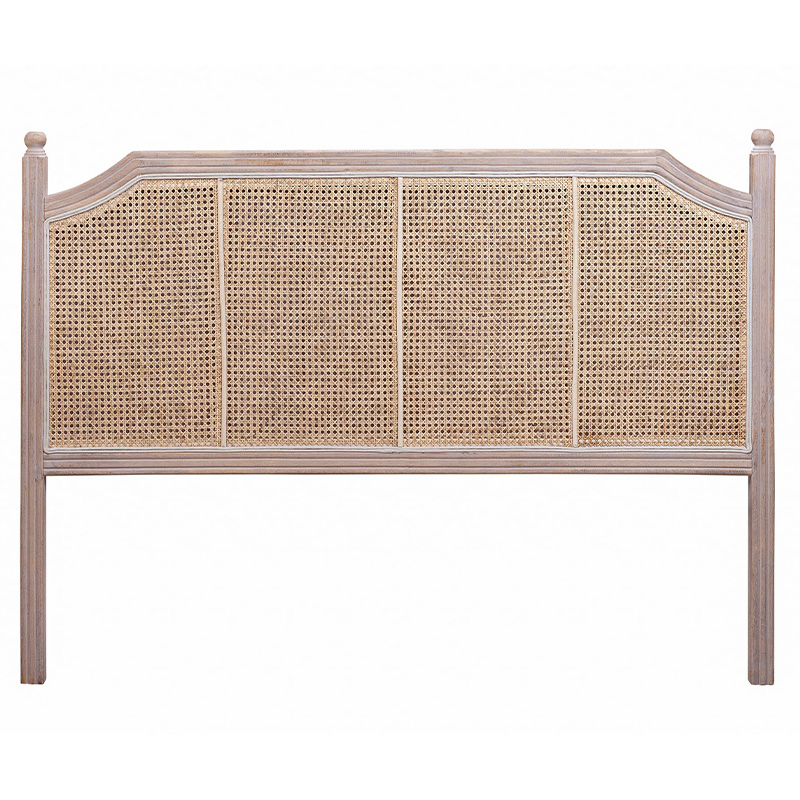 Изголовье кровати коричневое с обивкой из ротанга Olivia Headboard Бежевый Коричневый Изголовье кровати коричневое с обивкой из ротанга Olivia Headboard Бежевый Коричневый в Тюмени | Loft Concept