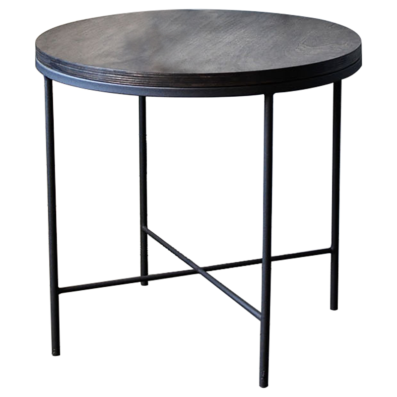 Кофейный стол Nava Industrial Metal Rust Coffee Table Коричневый Черный Кофейный стол Nava Industrial Metal Rust Coffee Table Коричневый Черный в Тюмени | Loft Concept
