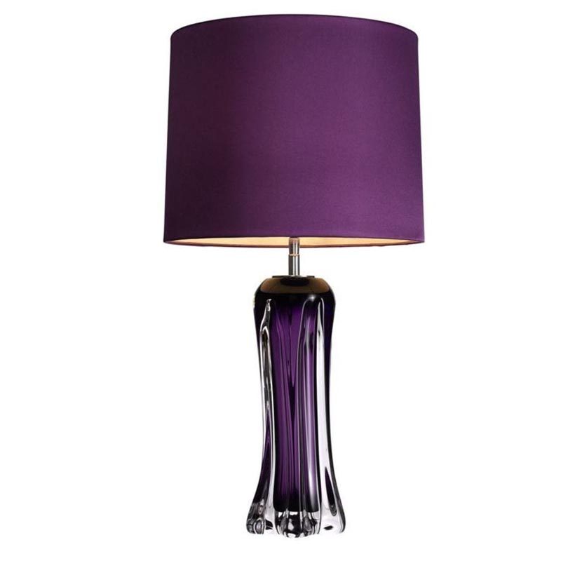 Настольная лампа Vivian Table Lamp Фиолетовый Настольная лампа Vivian Table Lamp Фиолетовый в Тюмени | Loft Concept