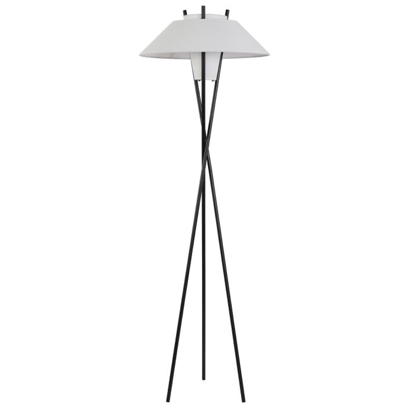 Торшер Chaney Floor Lamp Белый Черный Торшер Chaney Floor Lamp Белый Черный в Тюмени | Loft Concept