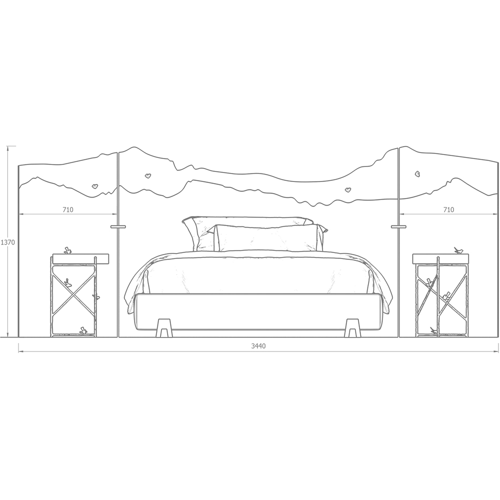 Кровать Okinawa в Тюмени