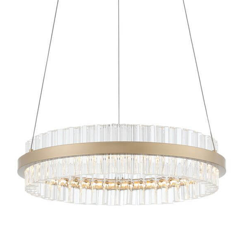 Люстра Ring Horizontal Gold матовое золото Люстра Ring Horizontal Gold матовое золото в Тюмени | Loft Concept