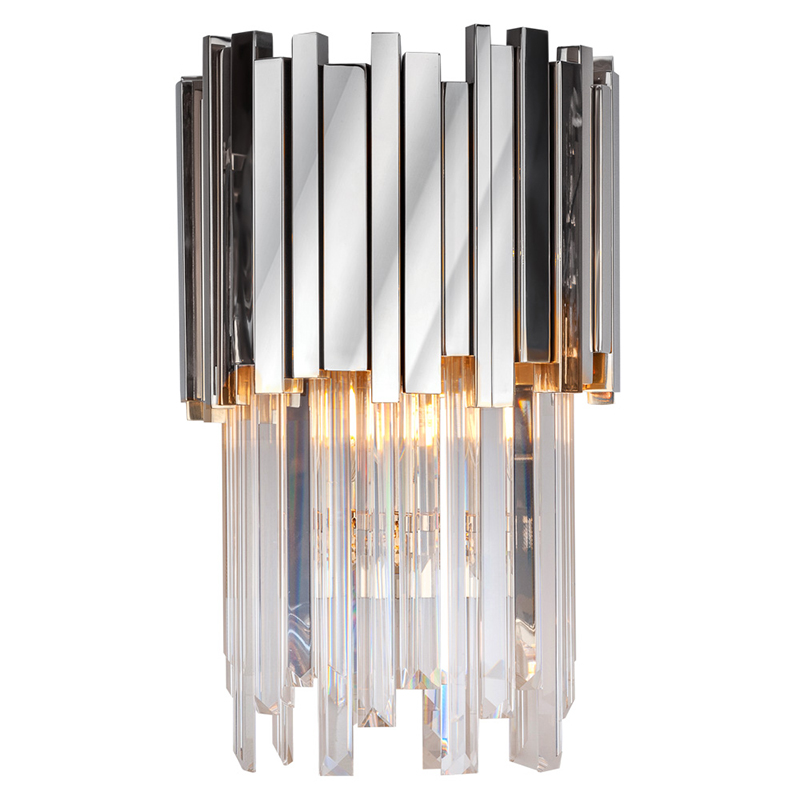 Бра Luxxu Modern Cascade Wall Lamp Silver 40 Прозрачное Стекло Серебряный Бра Luxxu Modern Cascade Wall Lamp Silver 40 Прозрачное Стекло Серебряный в Тюмени | Loft Concept