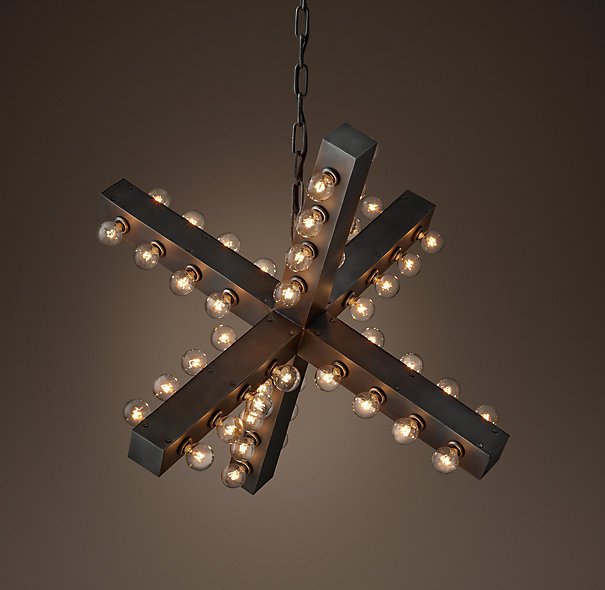 Люстра Nero Chandelier 74 Черный Люстра Nero Chandelier 74 Черный в Тюмени | Loft Concept