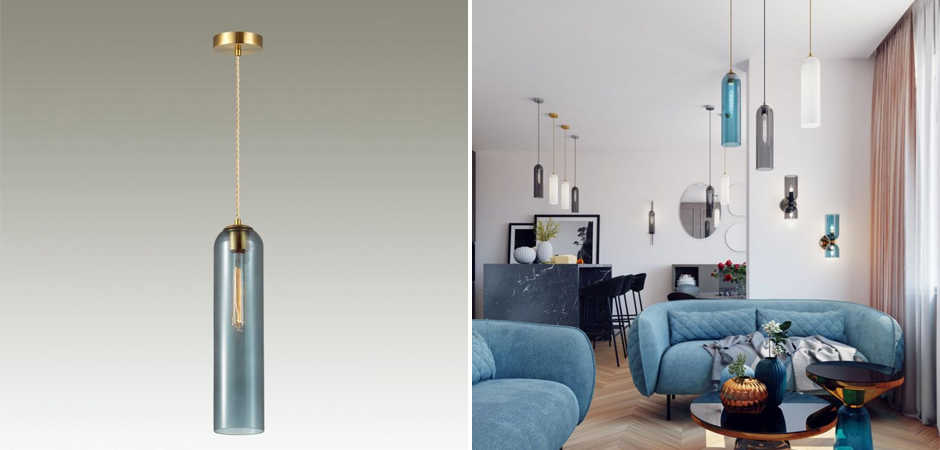 Подвесной Светильник Articolo Синий Подвесной Светильник Articolo Синий - Loft-Concept в Тюмени
