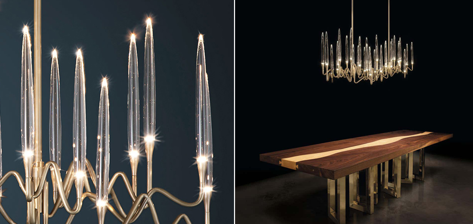Люстра Chandelier Brass and Crystals Люстра Chandelier Brass and Crystals - Loft-Concept в Тюмени