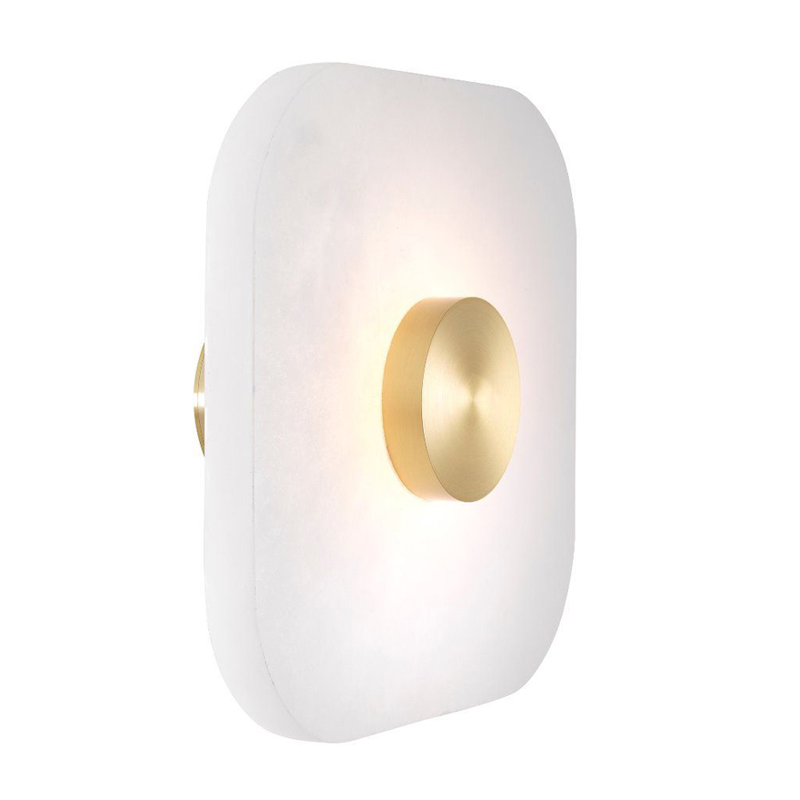 Бра Eichholtz Wall Lamp Aguaron S Латунь Белый Бра Eichholtz Wall Lamp Aguaron S Латунь Белый в Тюмени | Loft Concept