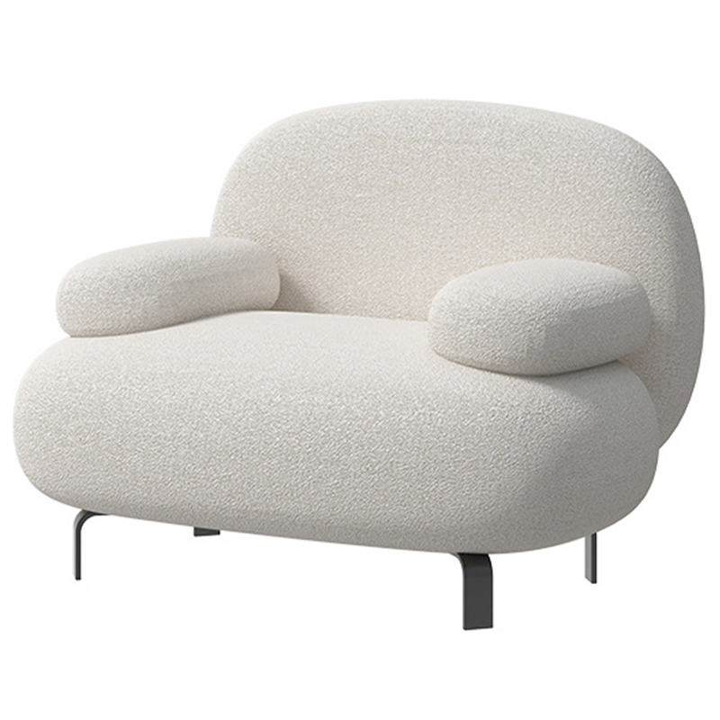 Кресло Lennox White Armchair Белый Черный Кресло Lennox White Armchair Белый Черный в Тюмени | Loft Concept