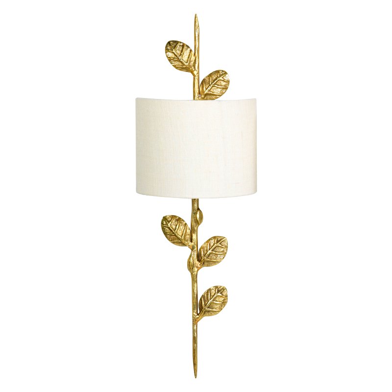 Бра Branch with Leaves Sconces Золотой Белый Бра Branch with Leaves Sconces Золотой Белый в Тюмени | Loft Concept