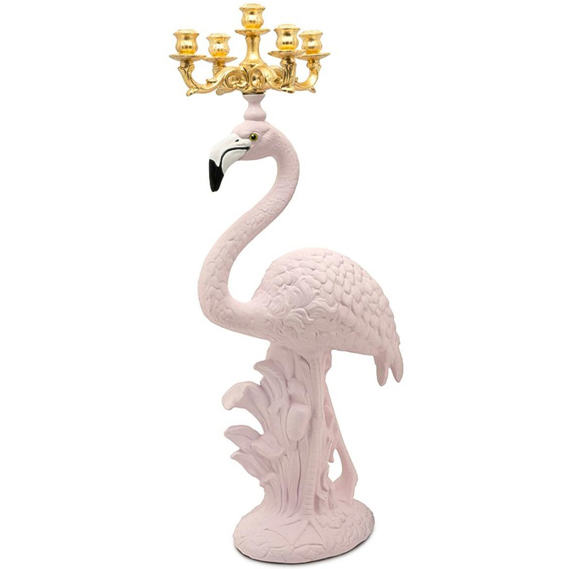 Подсвечник Candleholder Flamingo Bisc. Pink Gold Розовый Золотой Подсвечник Candleholder Flamingo Bisc. Pink Gold Розовый Золотой в Тюмени | Loft Concept