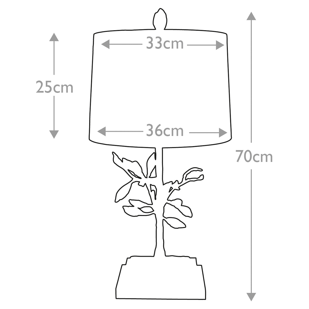 Настольная лампа с кремовым льняным цилиндрическим абажуром и ножкой в форме золотистой ветки Gilded Nola в Тюмени