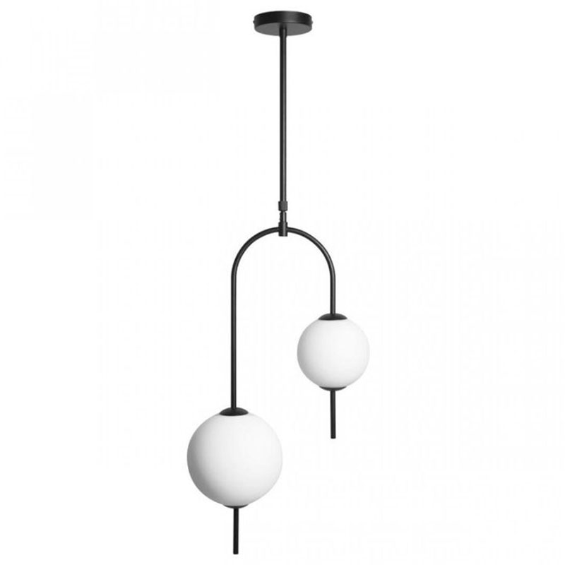 Люстра Balance Beads Libra 120 см Черный Белый Люстра Balance Beads Libra 120 см Черный Белый в Тюмени | Loft Concept