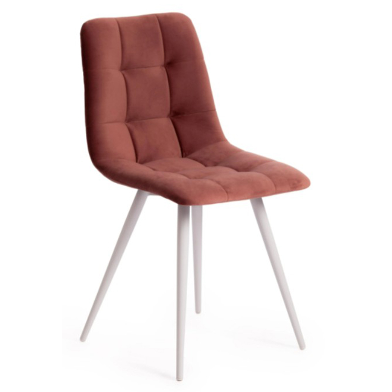 Стул Nancy Coral Chair Коралловый Белый Стул Nancy Coral Chair Коралловый Белый в Тюмени | Loft Concept