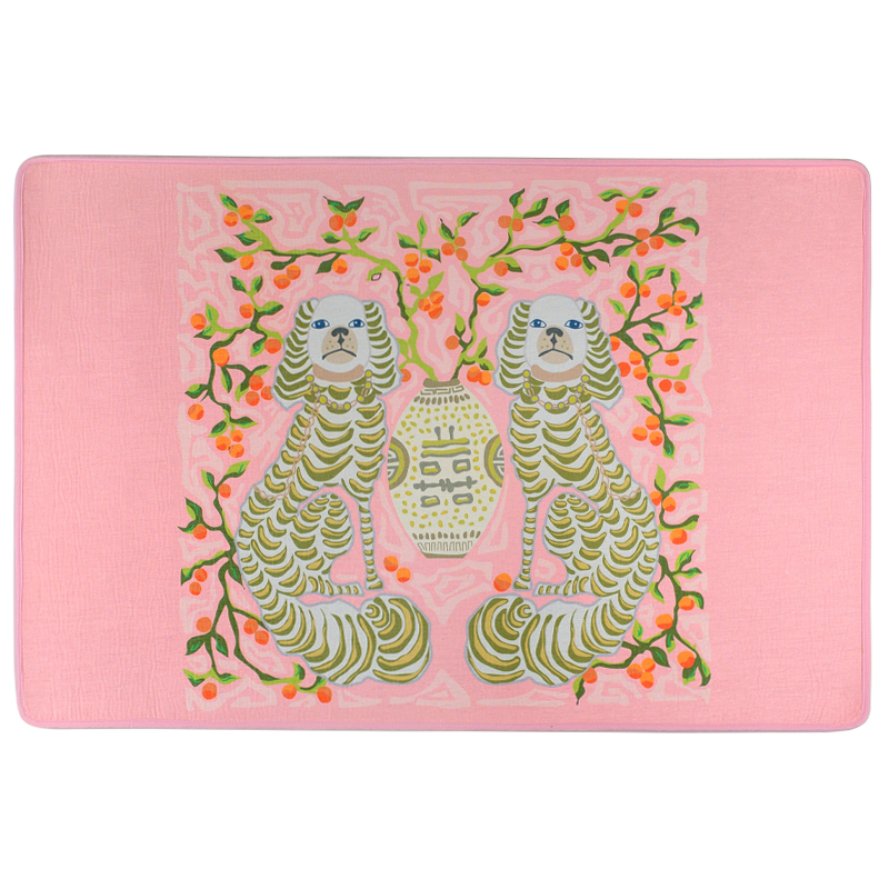 Ковер Two Dogs Rug pink Розовый Мульти Ковер Two Dogs Rug pink Розовый Мульти в Тюмени | Loft Concept