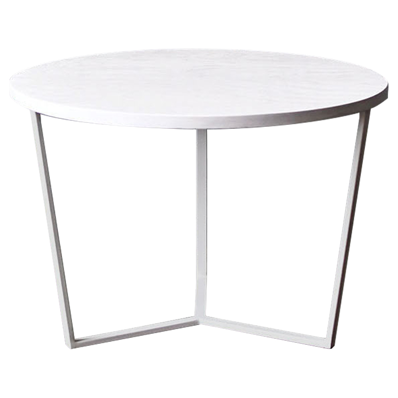 Кофейный стол Thea White Industrial Metal Rust Coffee Table Белый Кофейный стол Thea White Industrial Metal Rust Coffee Table Белый в Тюмени | Loft Concept