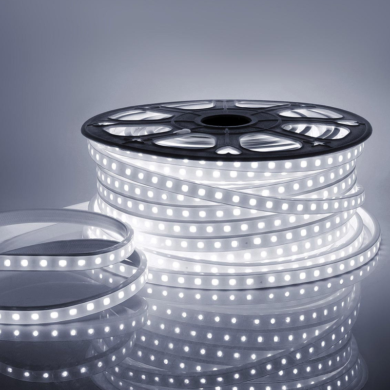 Светодиодная влагозащищенная лента 6W/m 60LED/m 2835SMD холодный белый 50M Белый Светодиодная влагозащищенная лента 6W/m 60LED/m 2835SMD холодный белый 50M Белый в Тюмени | Loft Concept