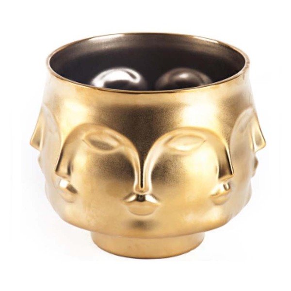 Ваза JONATHAN ADLER DORA MAAR BOWL GOLD Золотой Ваза JONATHAN ADLER DORA MAAR BOWL GOLD Золотой в Тюмени | Loft Concept