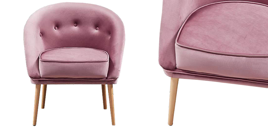 Кресло Gwyn Chair pink Кресло Gwyn Chair pink - Loft-Concept в Тюмени