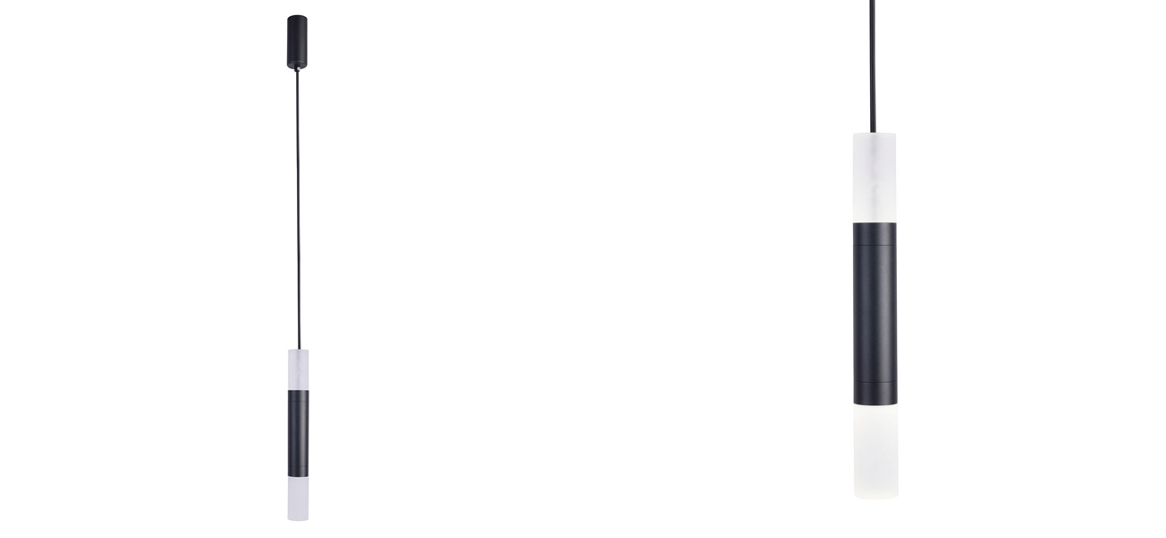 Подвесной светильник Useful Light Черный каркас - фото