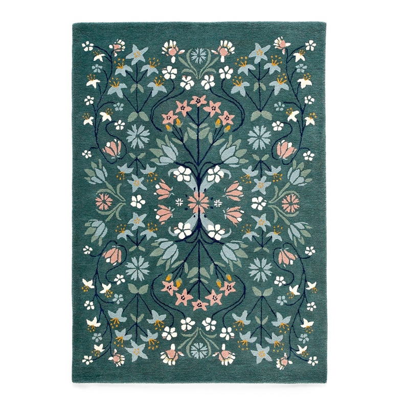 Ковер Floral Pattern 100% шерсть Мульти Ковер Floral Pattern 100% шерсть Мульти в Тюмени | Loft Concept