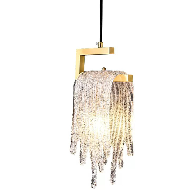 Подвесной светильник Fused Glass Hanging lamp Золотой Подвесной светильник Fused Glass Hanging lamp Золотой в Тюмени | Loft Concept