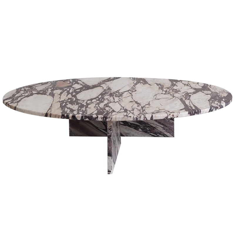 Кофейный стол Enzo Marble Coffee table Серый Бежево-серый Коричневый Кофейный стол Enzo Marble Coffee table Серый Бежево-серый Коричневый в Тюмени | Loft Concept