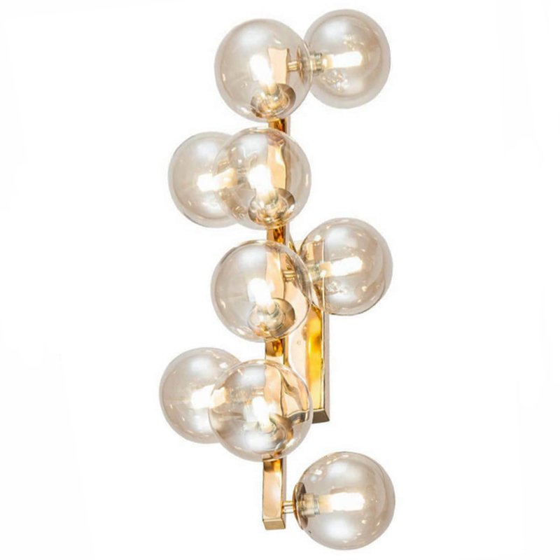 Бра Berries Chandelier Amber 9 Глянцевое золото Янтарь (Amber) Бра Berries Chandelier Amber 9 Глянцевое золото Янтарь (Amber) в Тюмени | Loft Concept