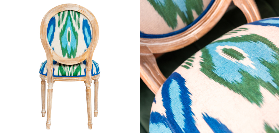 Мягкий стул с узором Ikat Pattern Мягкий стул с узором Ikat Pattern - Loft-Concept в Тюмени