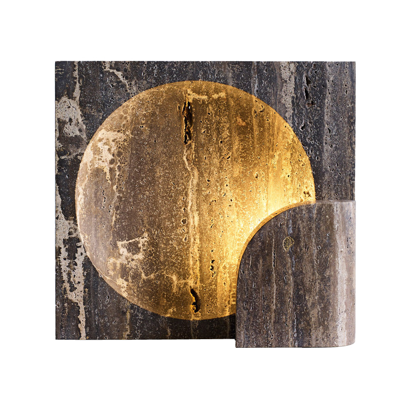 Настольная лампа Block Sconce - Stone Серый Настольная лампа Block Sconce - Stone Серый в Тюмени | Loft Concept
