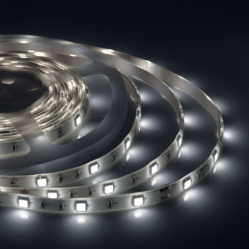 Светодиодная влагозащищенная лента 7,2W/m 30LED/m 5050SMD холодный белый 5M Белый Светодиодная влагозащищенная лента 7,2W/m 30LED/m 5050SMD холодный белый 5M Белый в Тюмени | Loft Concept